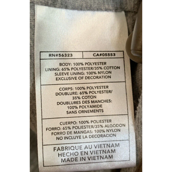 NIKE SPORTSWEAR Full Zip Brown Athletic Casual Jacket Windbreaker Men's Size XXL - Picture 13 of 13